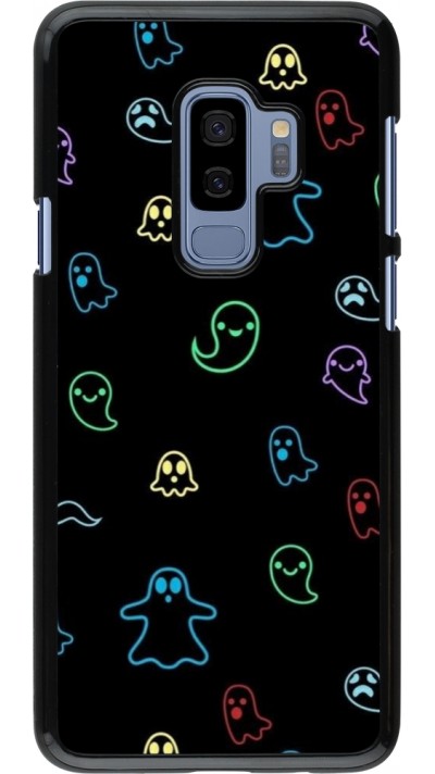 Samsung Galaxy S9+ Case Hülle - Halloween 2024 colorful ghosts