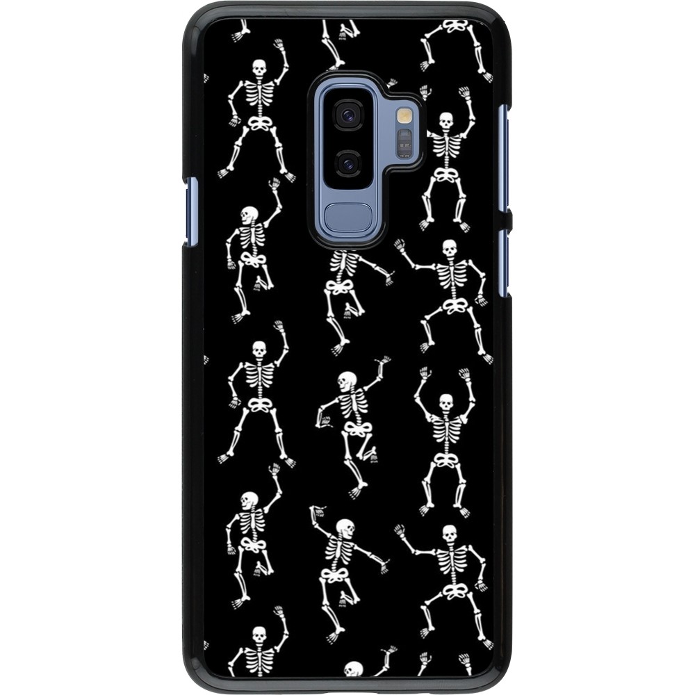 Samsung Galaxy S9+ Case Hülle - Halloween 2024 dancing skeleton