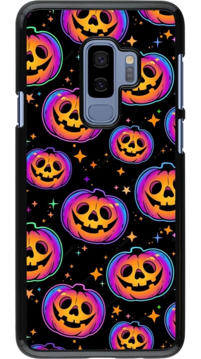 Samsung Galaxy S9+ Case Hülle - Halloween 2024 rainbow pumpkins