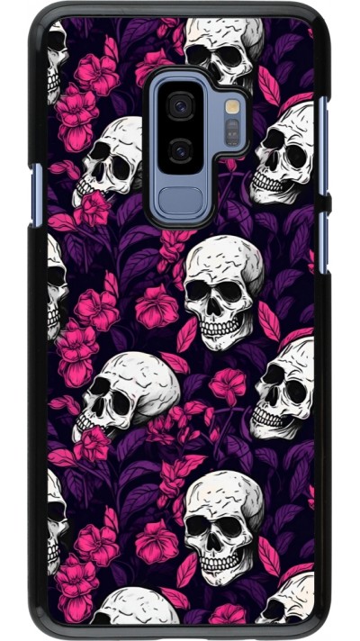 Samsung Galaxy S9+ Case Hülle - Halloween 2024 romantic skulls