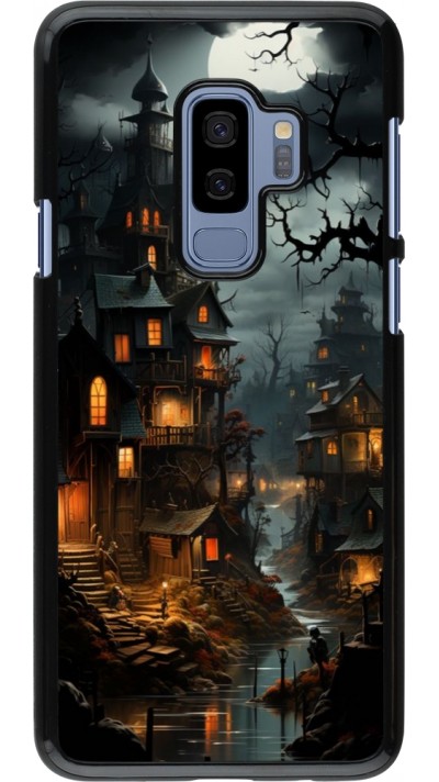 Samsung Galaxy S9+ Case Hülle - Halloween 2024 scary town