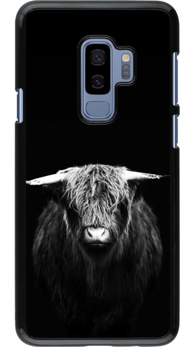 Samsung Galaxy S9+ Case Hülle - Highland calf black