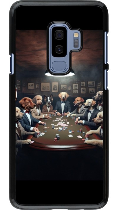 Samsung Galaxy S9+ Case Hülle - Die Pokerhunde