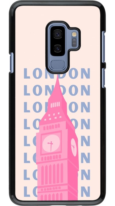 Samsung Galaxy S9+ Case Hülle - London Pink Print