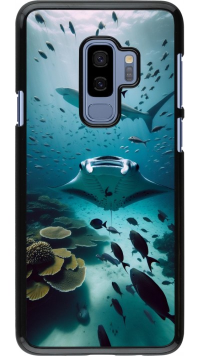 Samsung Galaxy S9+ Case Hülle - Manta Lagune Reinigung