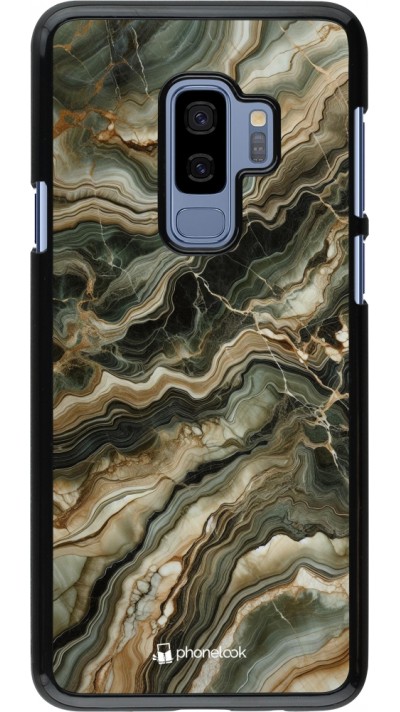 Samsung Galaxy S9+ Case Hülle - Oliv Marmor