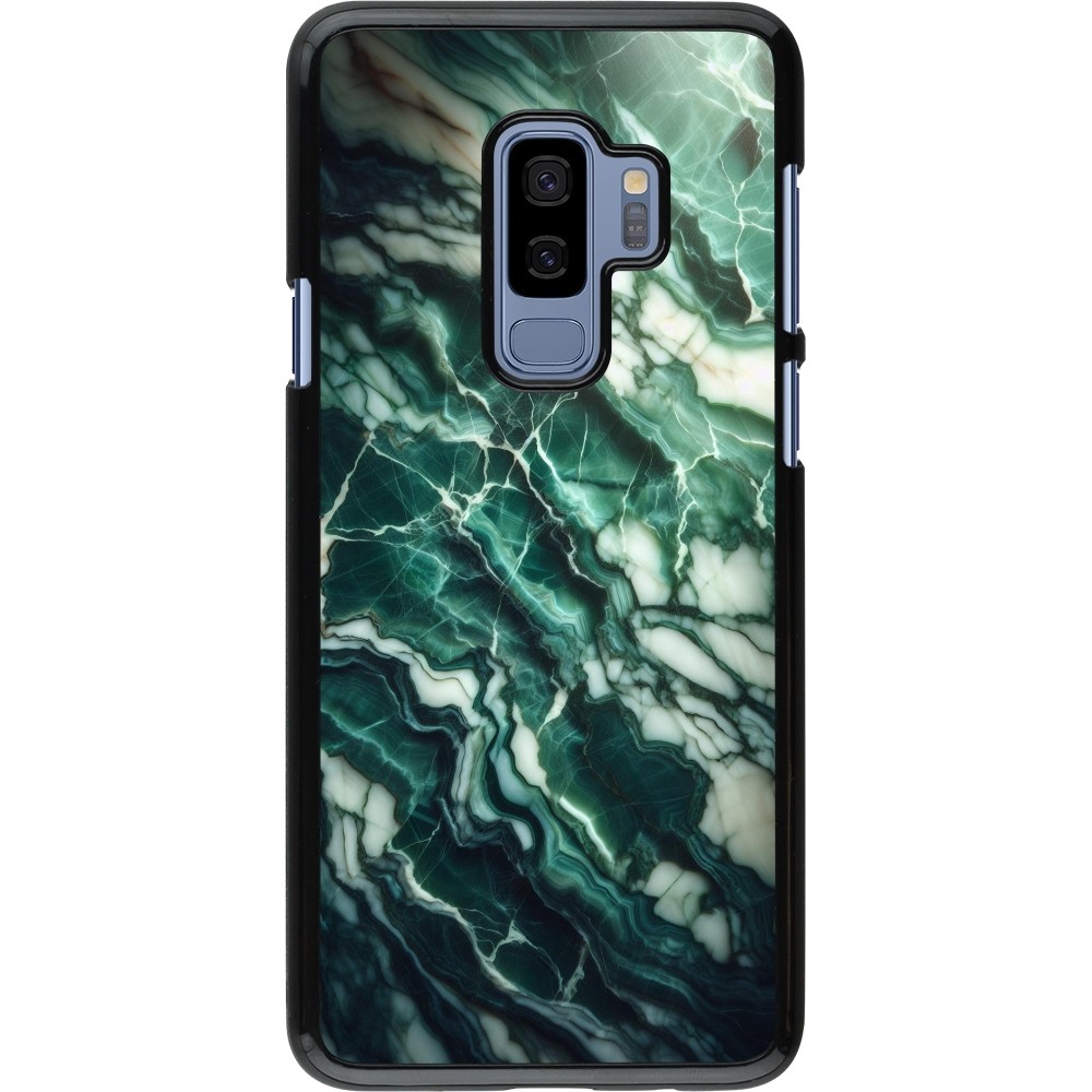 Samsung Galaxy S9+ Case Hülle - Majestätischer grüner Marmor