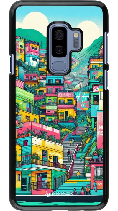 Samsung Galaxy S9+ Case Hülle - Medellin Comuna 13 Kunst