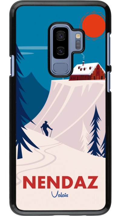 Samsung Galaxy S9+ Case Hülle - Nendaz Cabane Ski