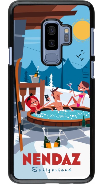 Samsung Galaxy S9+ Case Hülle - Nendaz Mountain Jacuzzi