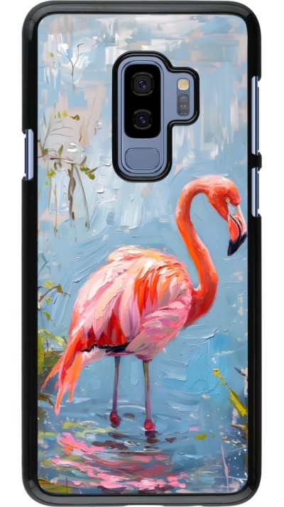 Samsung Galaxy S9+ Case Hülle - Paint Flamingo