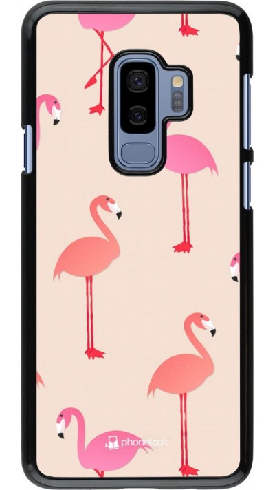 Hülle Samsung Galaxy S9+ - Pink Flamingos Pattern