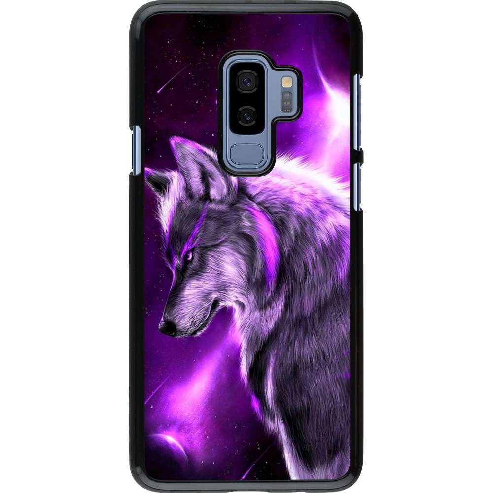 Hülle Samsung Galaxy S9+ - Purple Sky Wolf