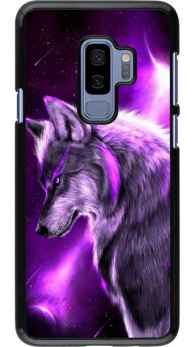 Hülle Samsung Galaxy S9+ - Purple Sky Wolf