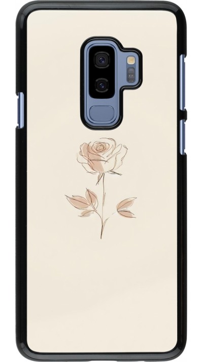 Samsung Galaxy S9+ Case Hülle - Rosa Sand Minimalistisch