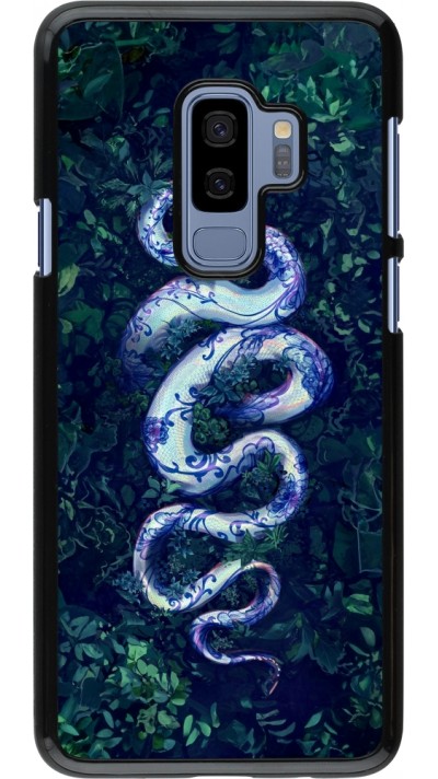 Samsung Galaxy S9+ Case Hülle - Snake Blue Anaconda