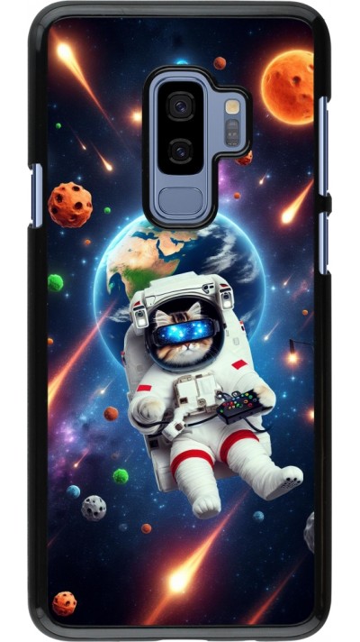 Samsung Galaxy S9+ Case Hülle - VR SpaceCat Odyssee