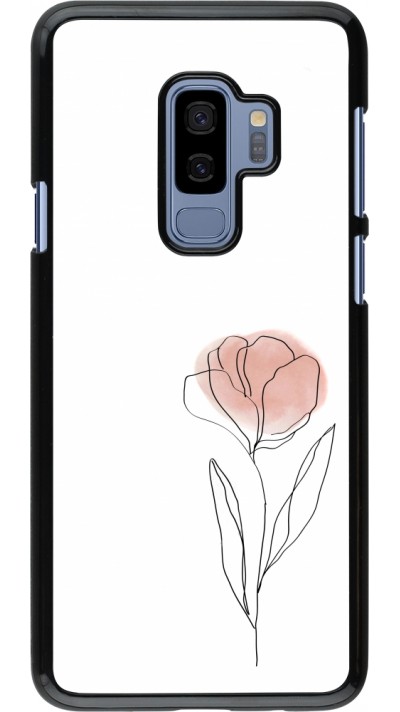 Samsung Galaxy S9+ Case Hülle - Spring 23 minimalist flower