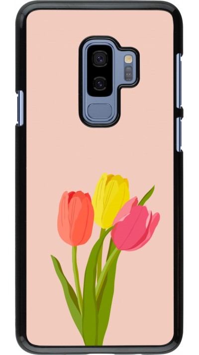 Samsung Galaxy S9+ Case Hülle - Spring 23 tulip trio