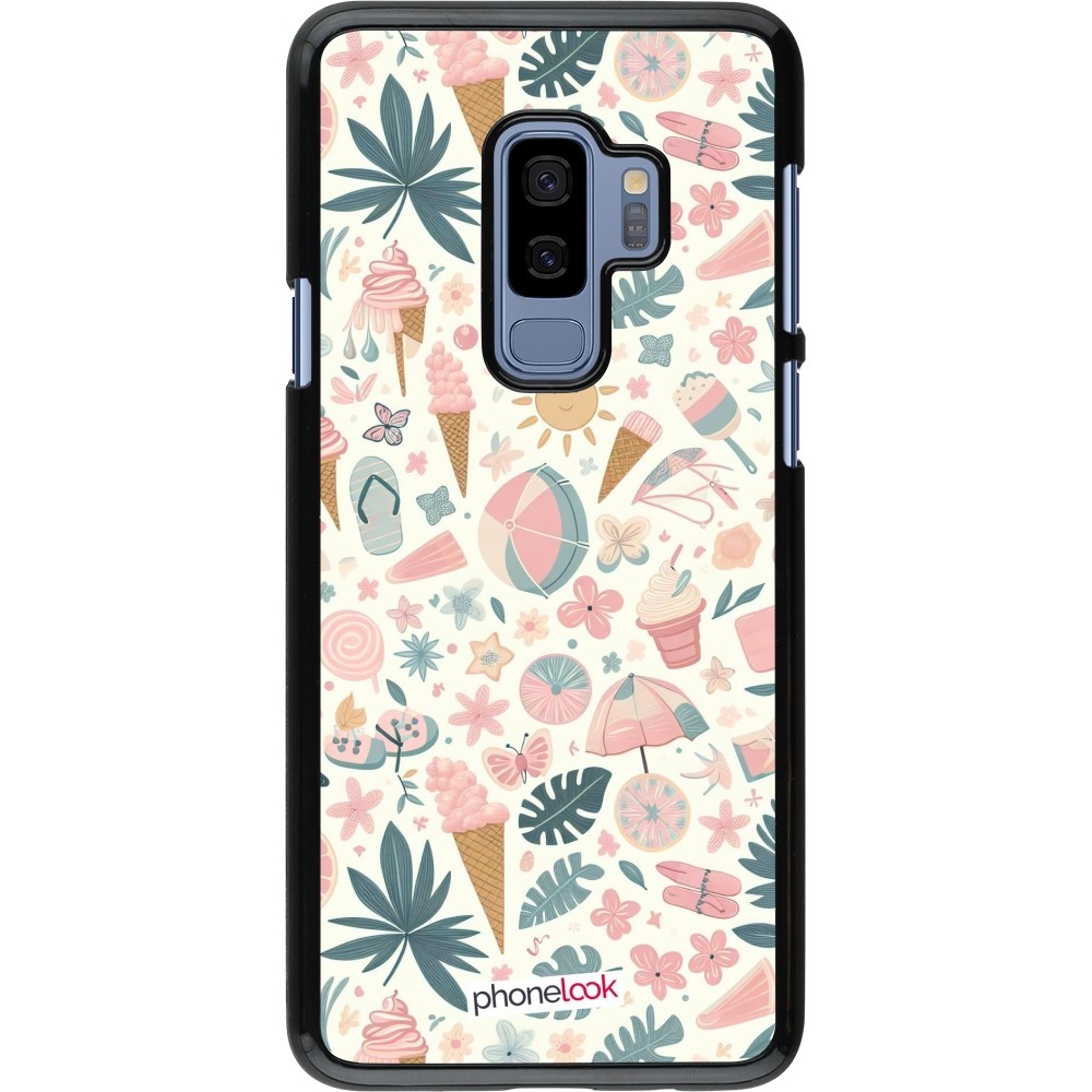 Samsung Galaxy S9+ Case Hülle - Sommer Pink Muster