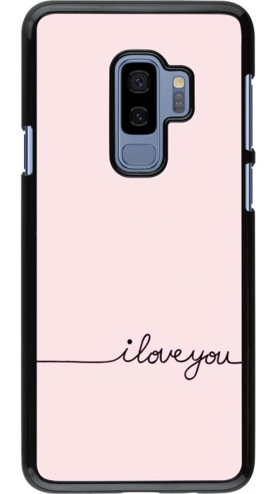 Samsung Galaxy S9+ Case Hülle - Valentine 2023 i love you writing