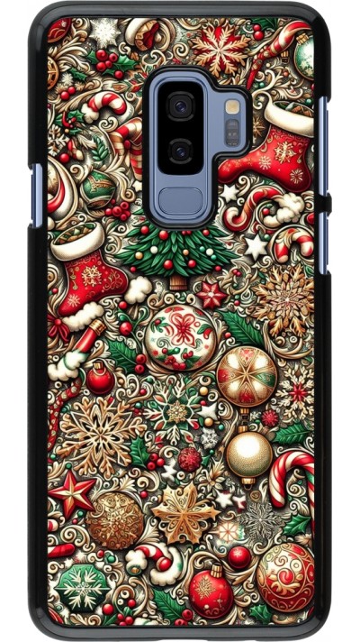 Samsung Galaxy S9+ Case Hülle - Weihnachten 2023 Mikromuster