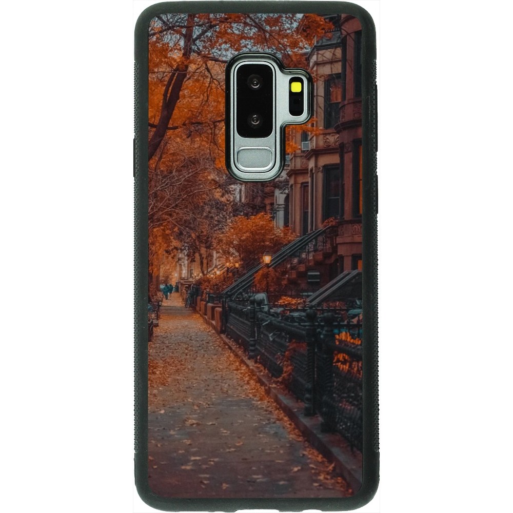 Samsung Galaxy S9+ Case Hülle - Silikon schwarz Autumn 2024 city