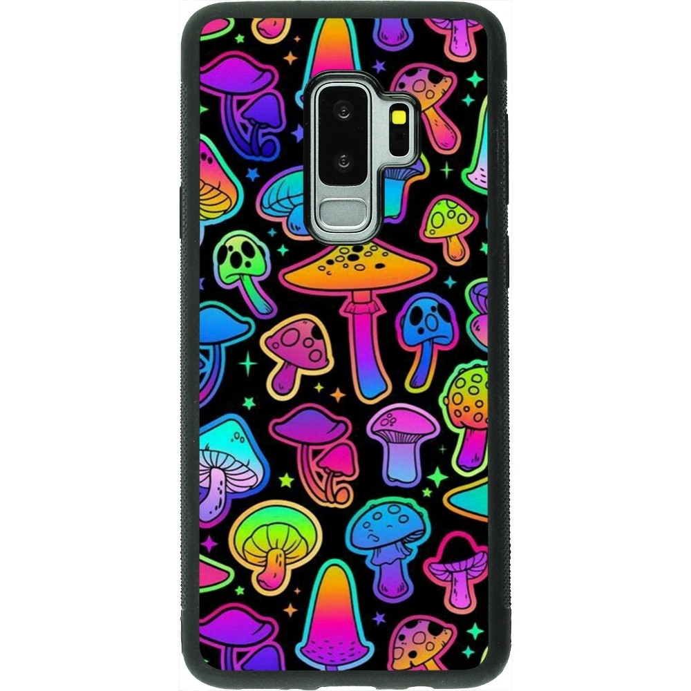 Samsung Galaxy S9+ Case Hülle - Silikon schwarz Autumn 2024 magic mushrooms