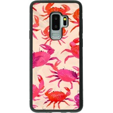 Samsung Galaxy S9+ Case Hülle - Silikon schwarz Crabs Paint