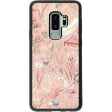 Samsung Galaxy S9+ Case Hülle - Silikon schwarz Sommer Pastellmuster