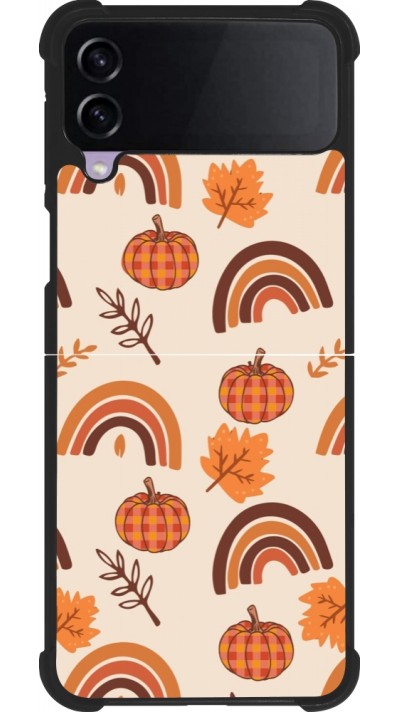 Samsung Galaxy Z Flip3 5G Case Hülle - Silikon schwarz Autumn 2024 rainbow