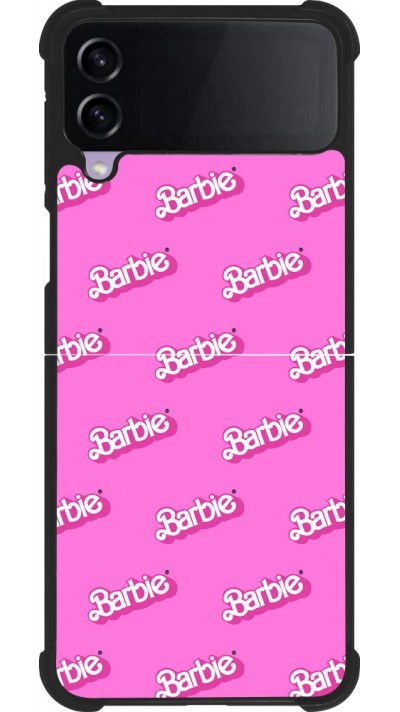 Samsung Galaxy Z Flip3 5G Case Hülle - Silikon schwarz Barbie Pattern