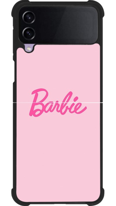 Samsung Galaxy Z Flip3 5G Case Hülle - Silikon schwarz Barbie Text