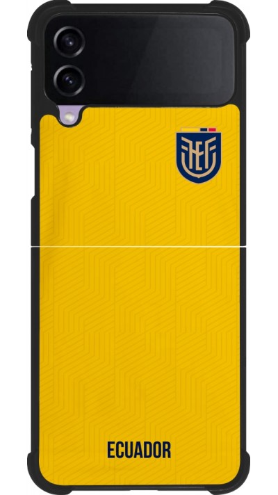 Samsung Galaxy Z Flip3 5G Case Hülle - Silikon schwarz Ecuador 2022 Fußballtrikot