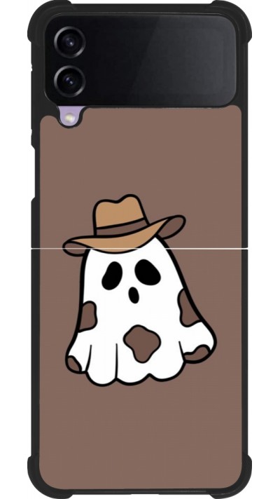 Samsung Galaxy Z Flip3 5G Case Hülle - Silikon schwarz Halloween 2024 cowboy ghost