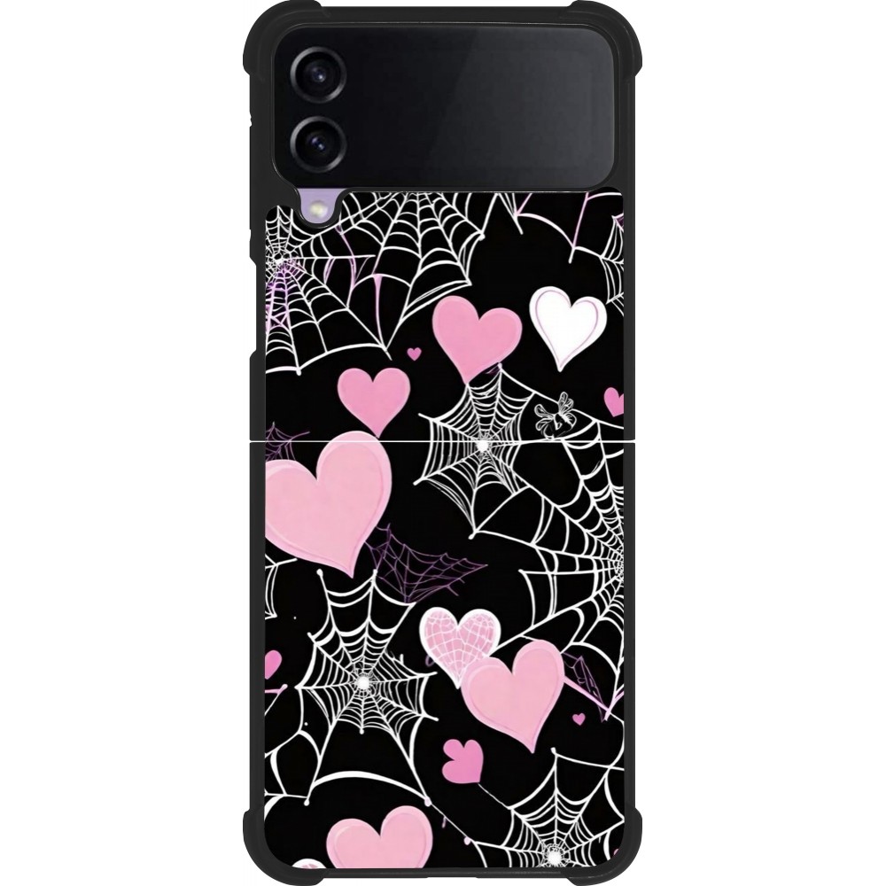 Samsung Galaxy Z Flip3 5G Case Hülle - Silikon schwarz Halloween 2024 girly