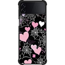 Samsung Galaxy Z Flip3 5G Case Hülle - Silikon schwarz Halloween 2024 girly