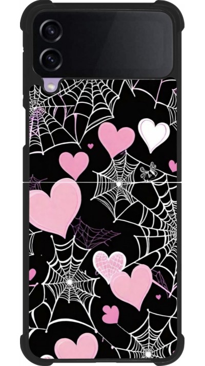 Samsung Galaxy Z Flip3 5G Case Hülle - Silikon schwarz Halloween 2024 girly