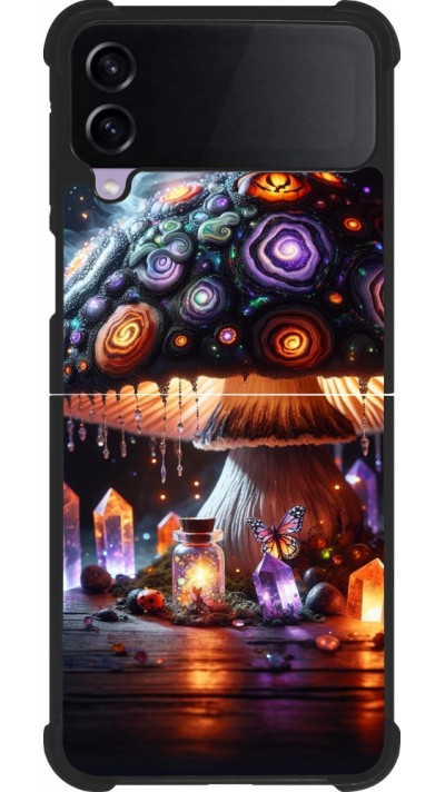 Samsung Galaxy Z Flip3 5G Case Hülle - Silikon schwarz Halloween Zaubertrank Magie