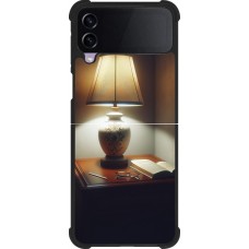 Samsung Galaxy Z Flip3 5G Case Hülle - Silikon schwarz Mitternachtsleuchten