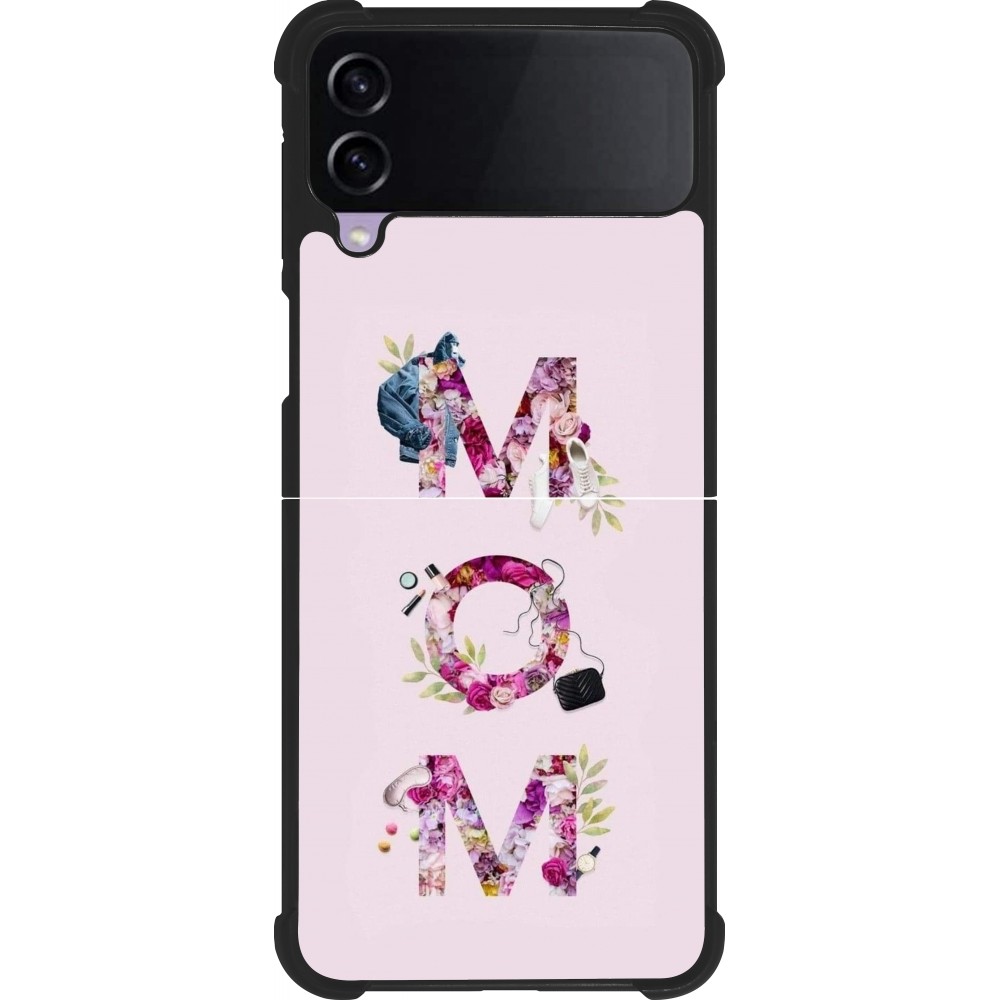 Samsung Galaxy Z Flip3 5G Case Hülle - Silikon schwarz Mom 2024 girly mom