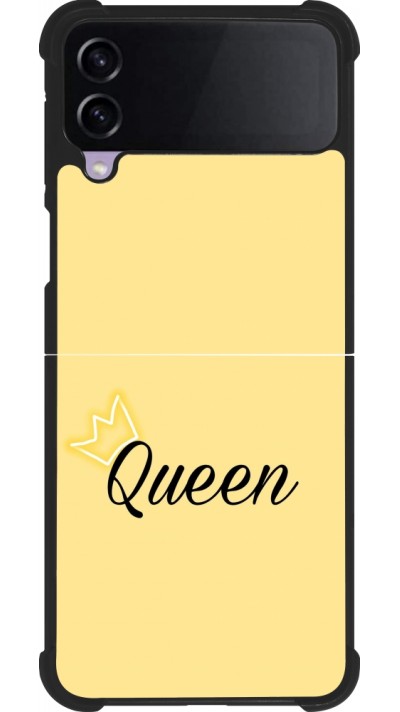 Samsung Galaxy Z Flip3 5G Case Hülle - Silikon schwarz Mom 2024 Queen