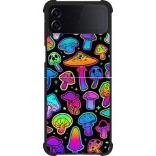 Samsung Galaxy Z Flip4 Case Hülle - Silikon schwarz Autumn 2024 magic mushrooms