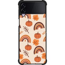 Samsung Galaxy Z Flip4 Case Hülle - Silikon schwarz Autumn 2024 rainbow