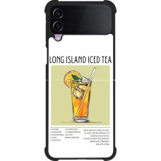 Samsung Galaxy Z Flip4 Case Hülle - Silikon schwarz Cocktail Rezept Long Island Ice Tea