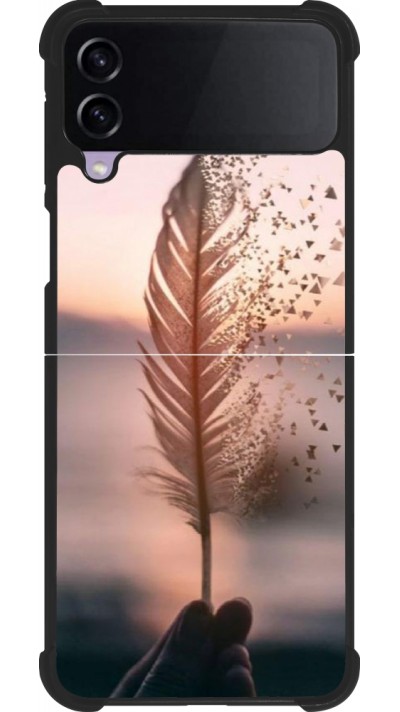 Samsung Galaxy Z Flip4 Case Hülle - Silikon schwarz Hello September 11 19