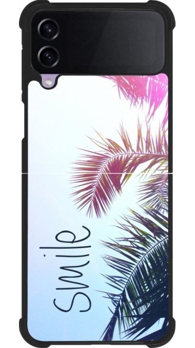 Samsung Galaxy Z Flip4 Case Hülle - Silikon schwarz Smile 05