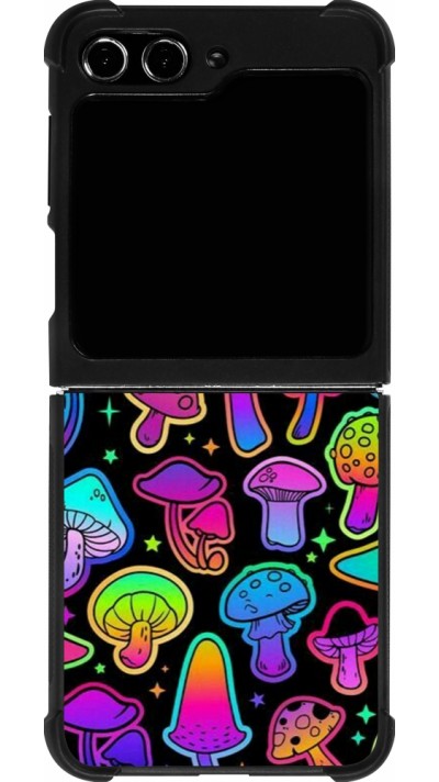 Samsung Galaxy Z Flip5 Case Hülle - Silikon schwarz Autumn 2024 magic mushrooms