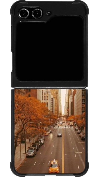 Samsung Galaxy Z Flip5 Case Hülle - Silikon schwarz Autumn 2024 New York city