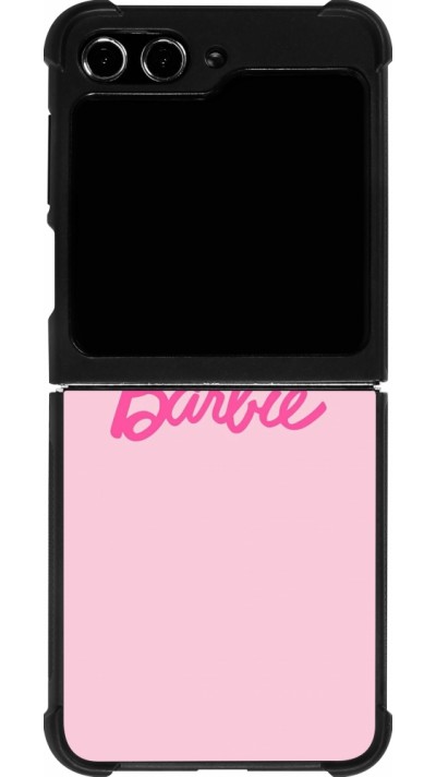 Samsung Galaxy Z Flip5 Case Hülle - Silikon schwarz Barbie Text